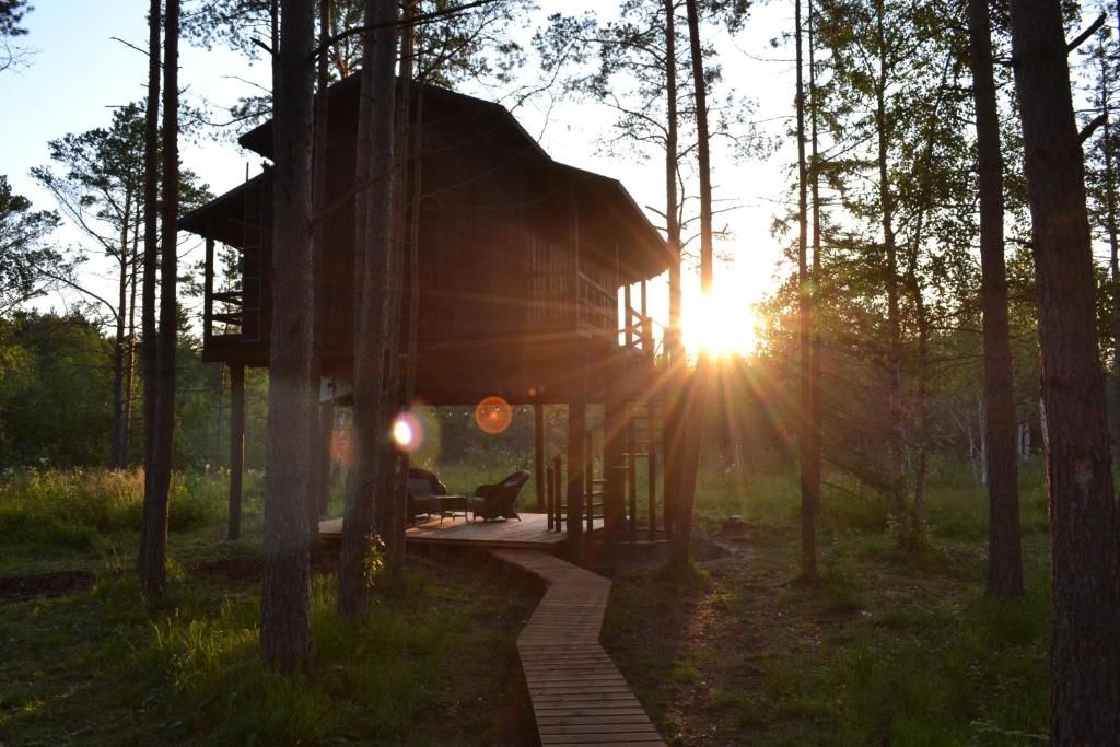 Лоджи Sambliku Treehouse Jõgisoo-57